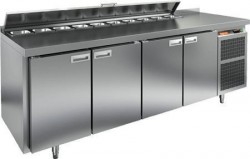 Стол для салатов Hicold sl2-1111gn (1/6) с крышк