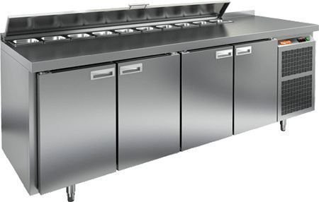 Стол для салатов Hicold sl2-1111gn (1/6) с крышк